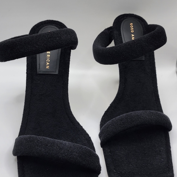 GOOD AMERICAN BLK/TERRY HEELS - Picture 7 of 9